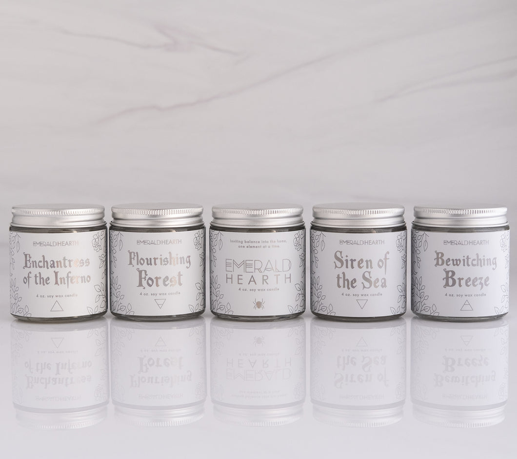 Elemental Mini Bundle Set, 5 Candle Gift Set